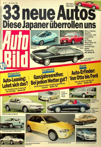 Deckblatt Auto Bild (44/1991)